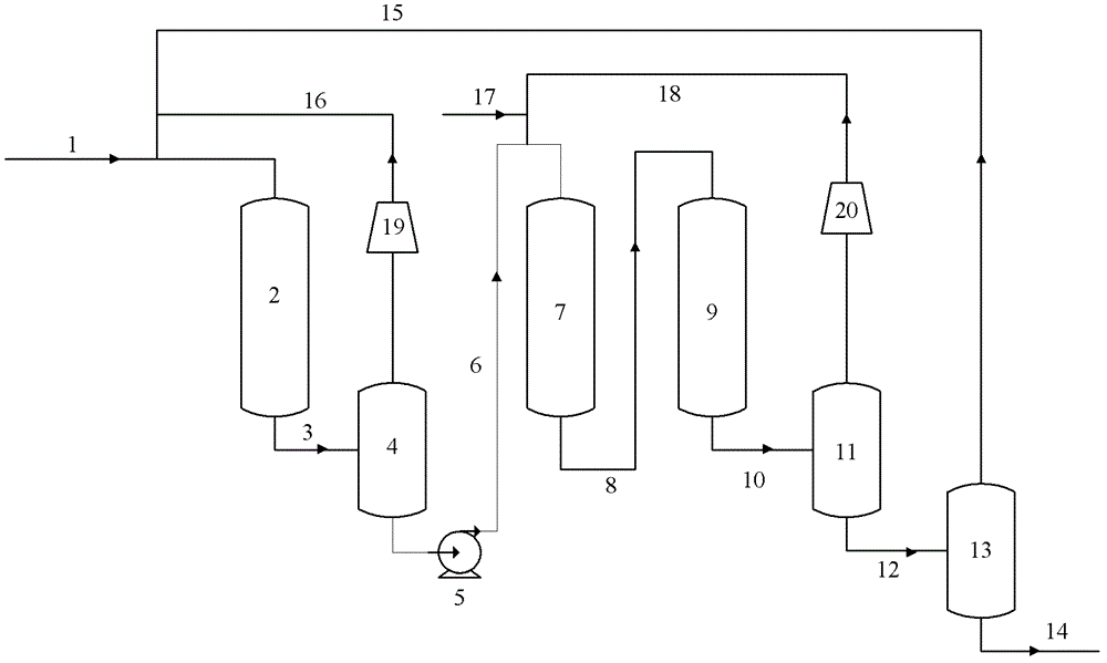 Hydrotreating method of high-acid high-calcium heavy crude oil