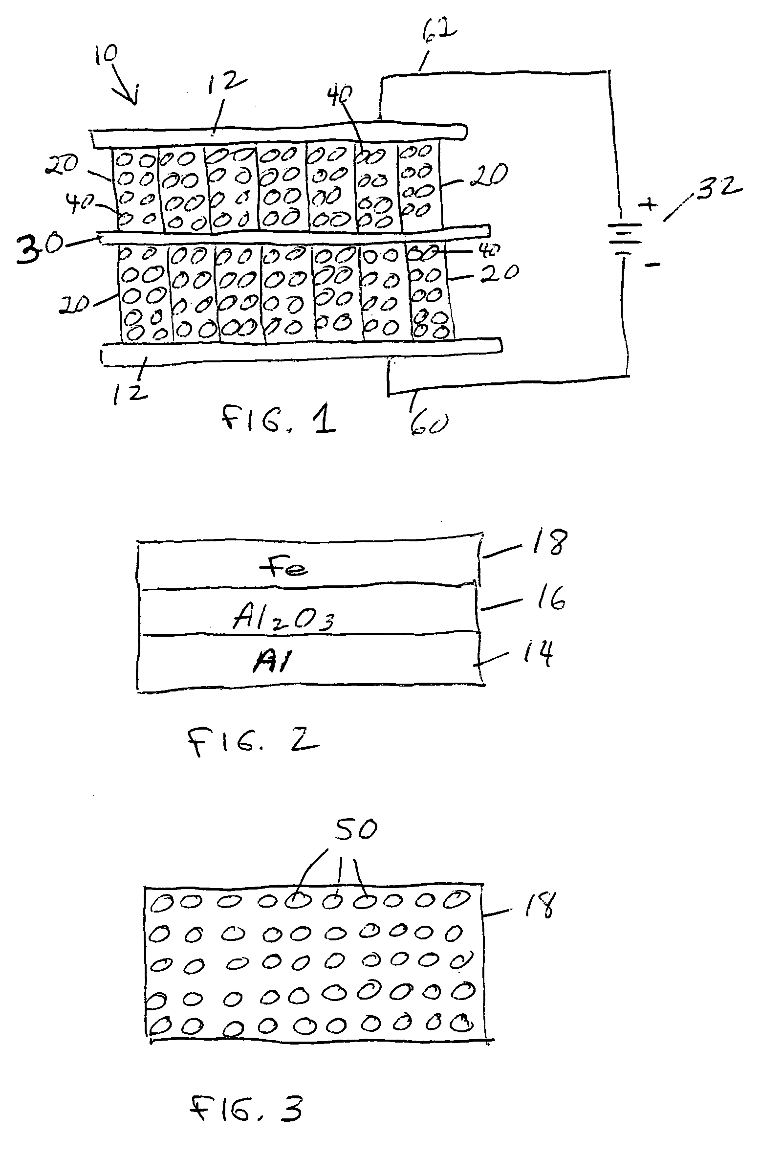 Engineered structure for charge storage and method of making