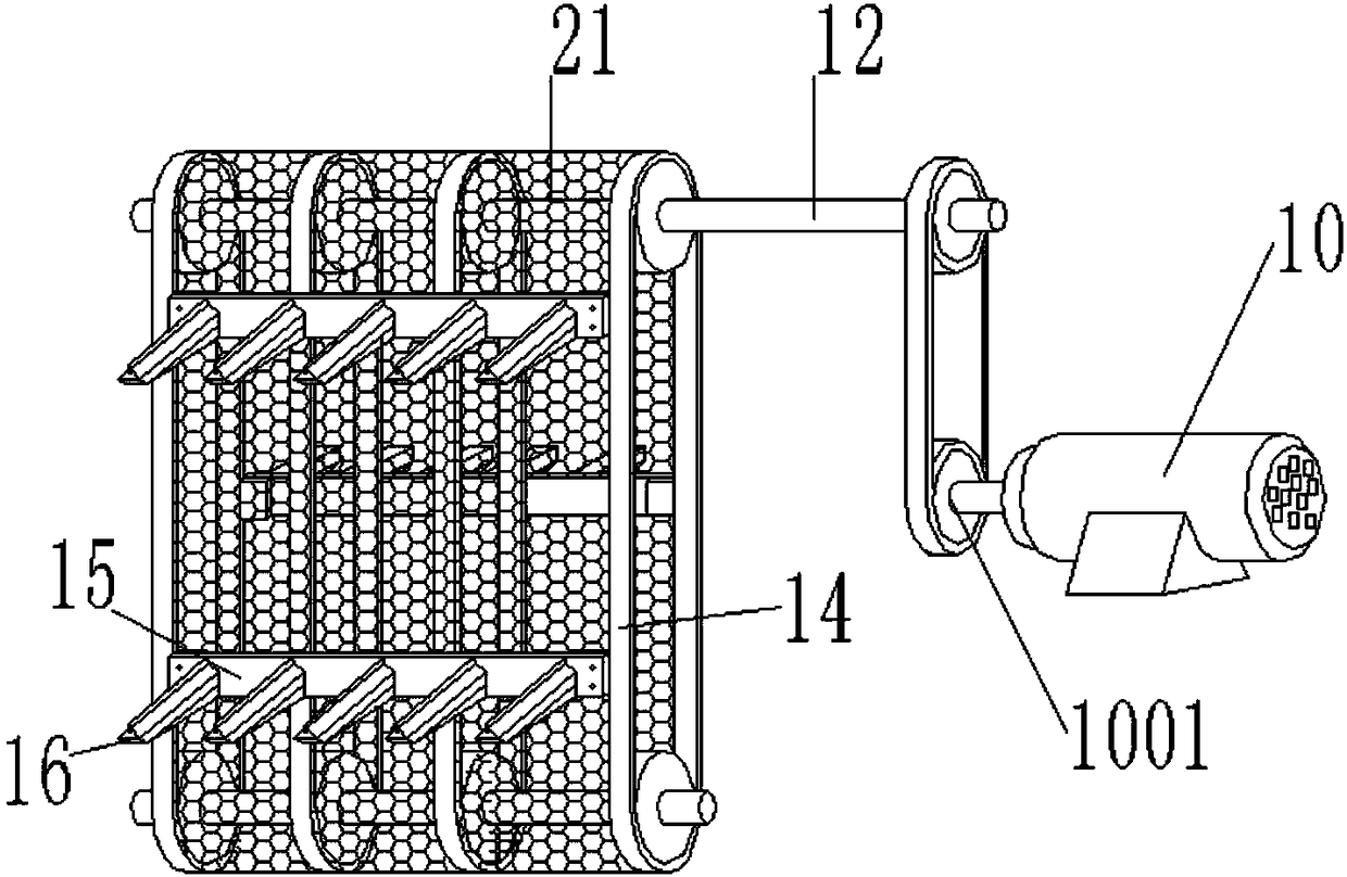 Sewage disposal device for hydraulic engineering