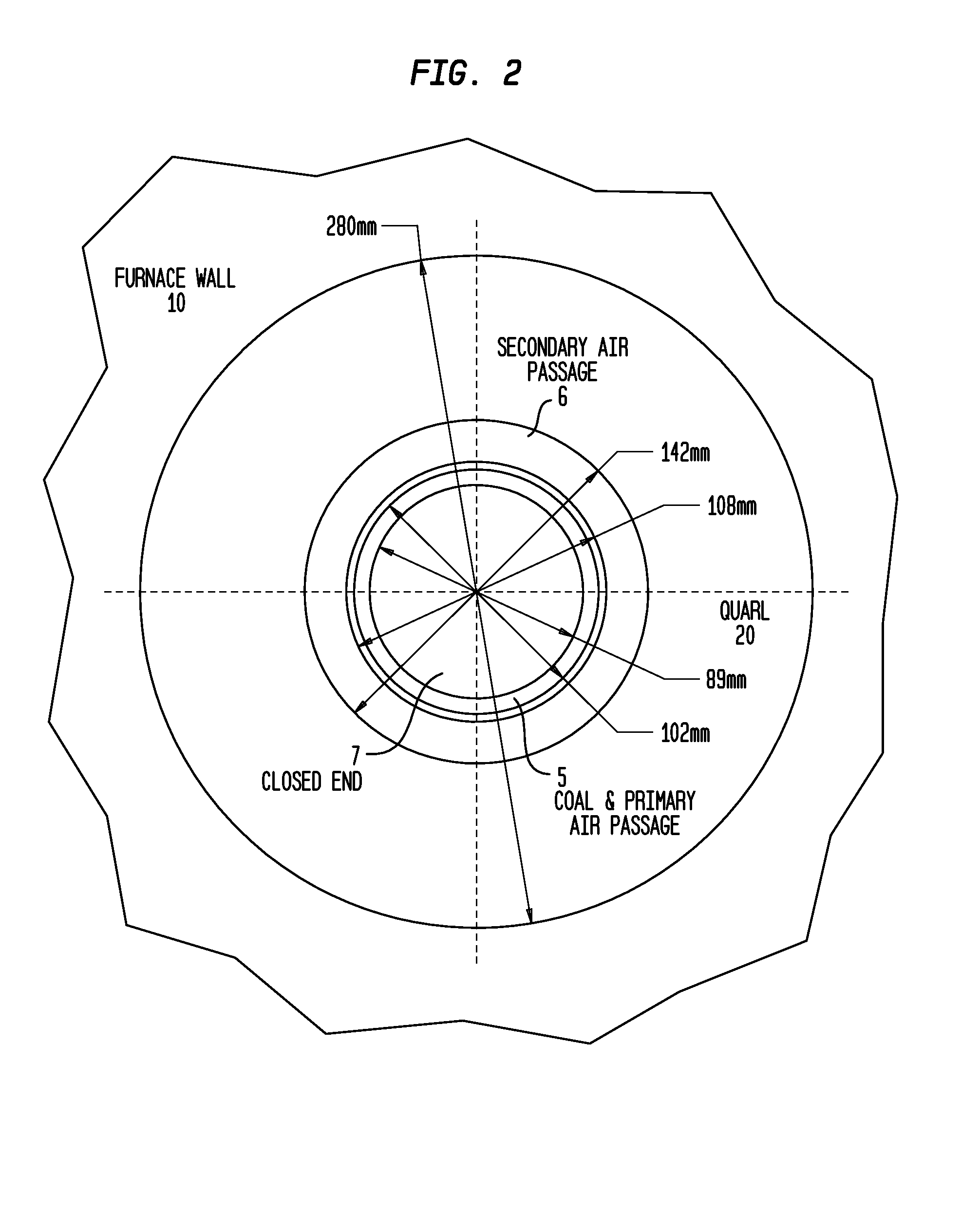 Methods and apparatus for carbon dioxide-oxygen-coal combustion