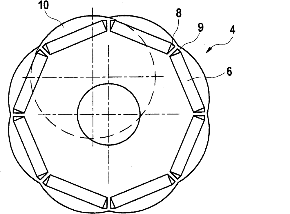 Electric machine and rotor arrangement