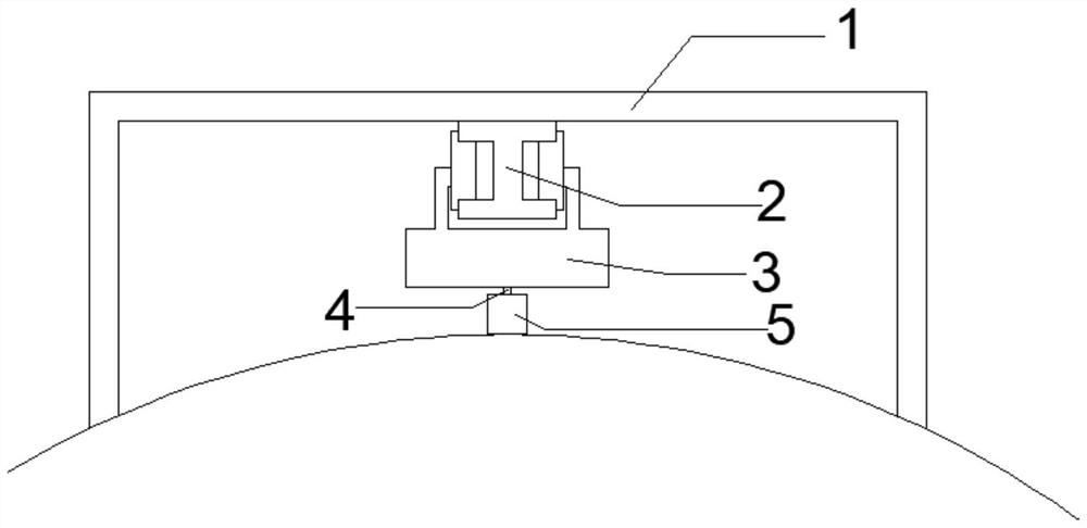 Oil and gas pipeline axial deformation monitoring device and method