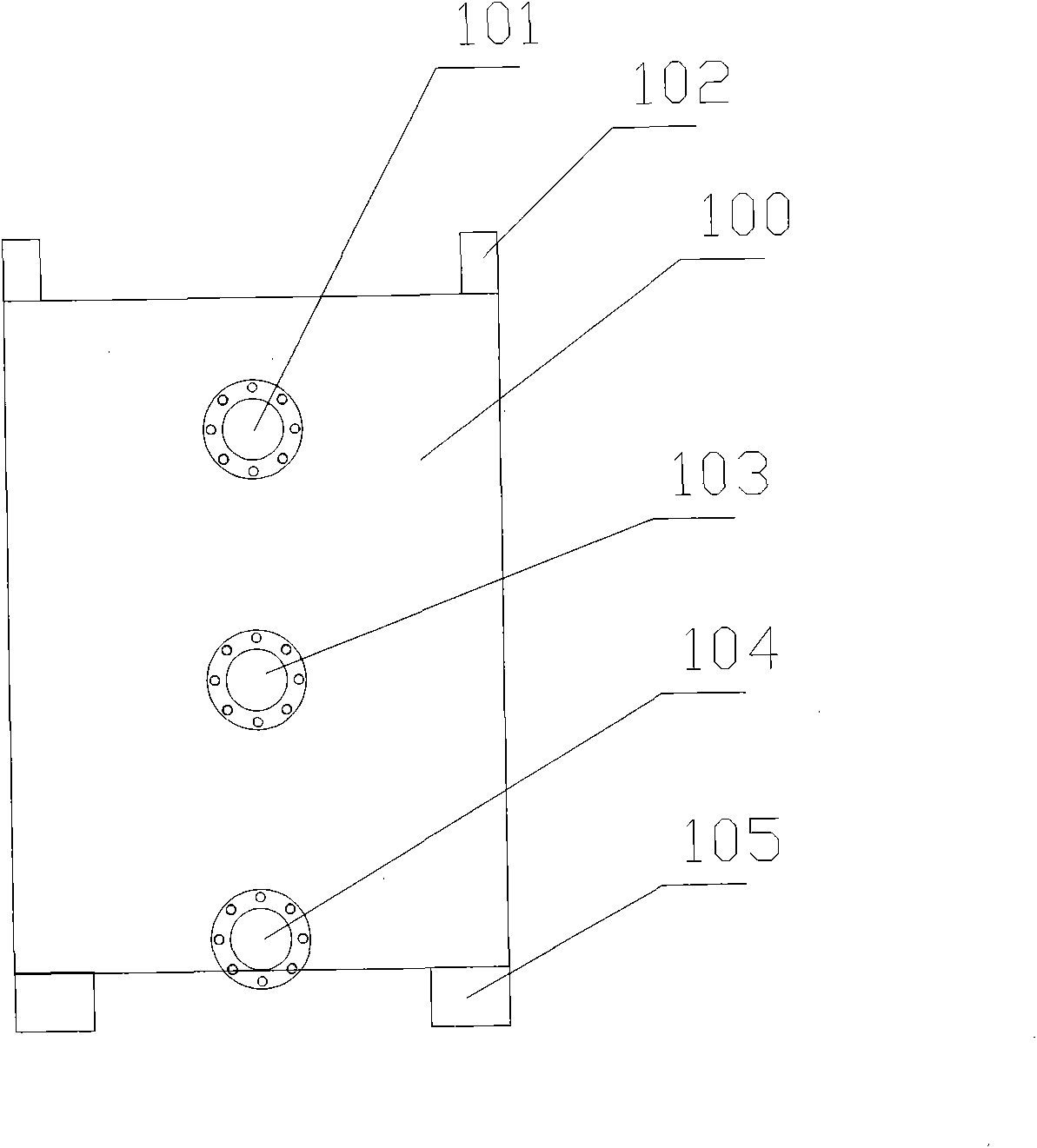 Combined-type dissolved gas floatation equipment