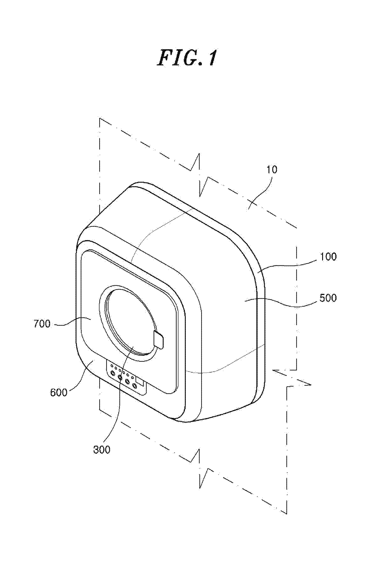 Wall-mounted washing machine and installation method thereof