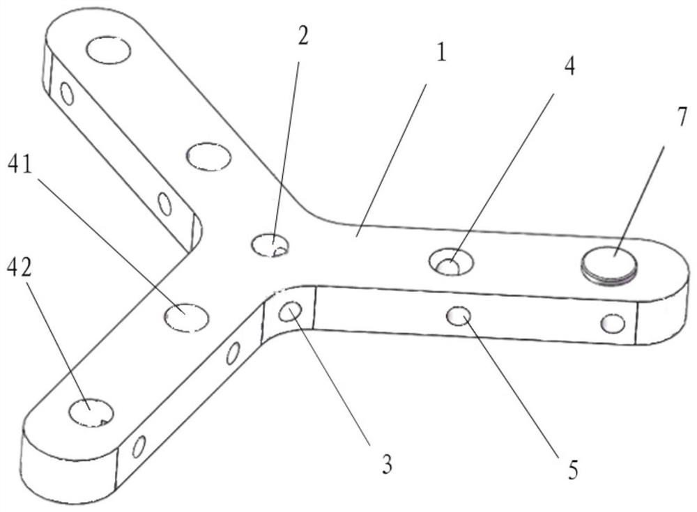 Detection device for measuring flatness and spherical degree of bridge support