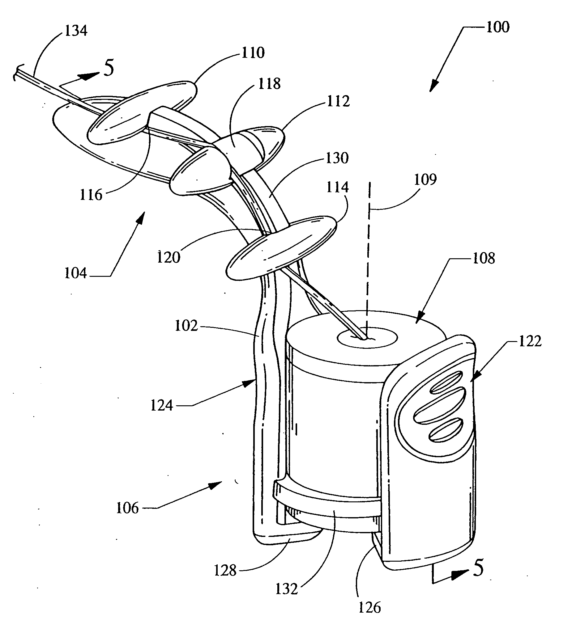 Wire guide holder with wire guide deflector