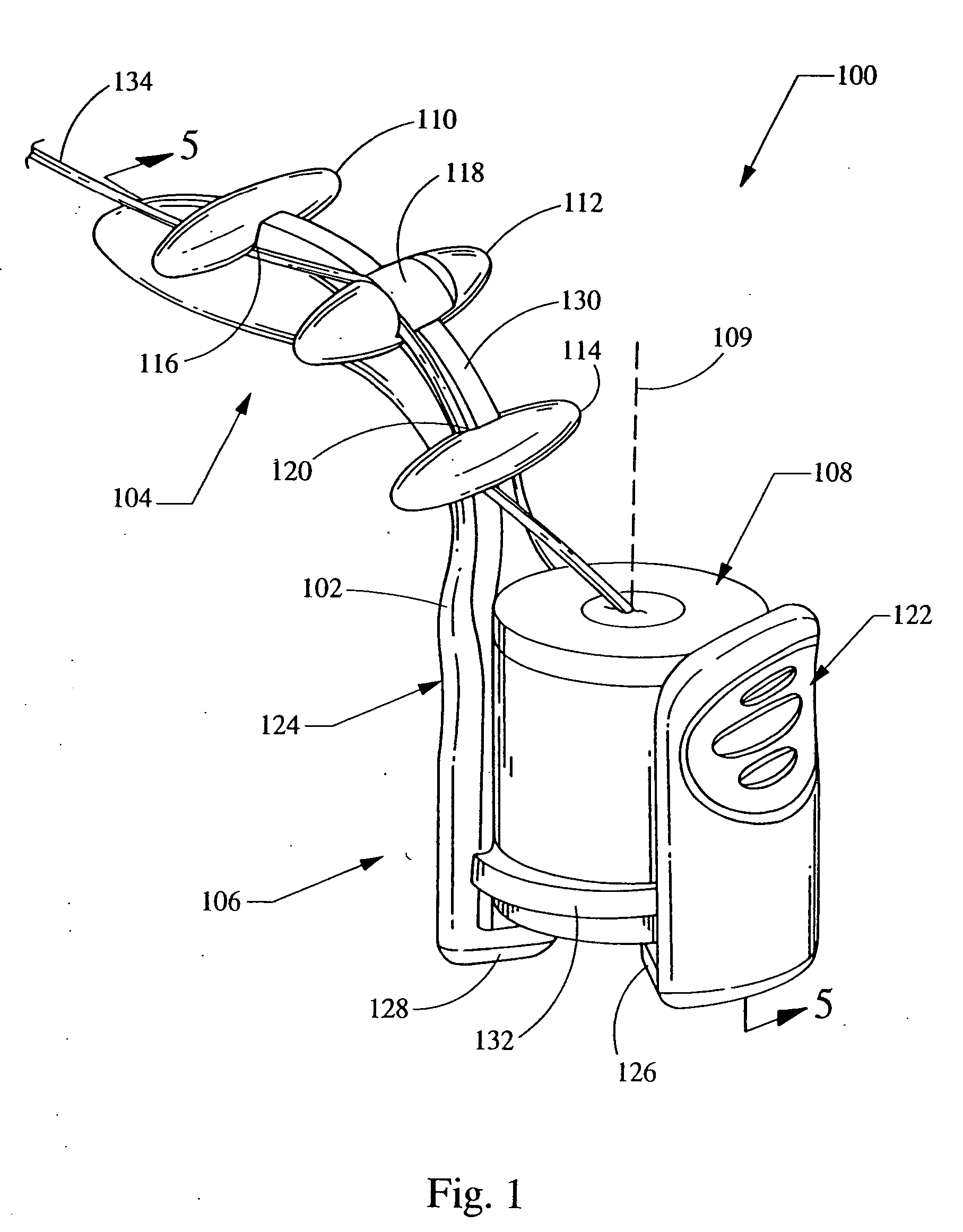 Wire guide holder with wire guide deflector