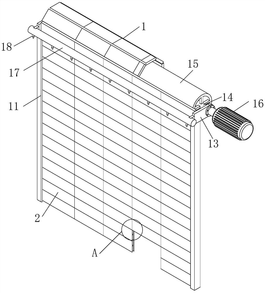 Rapid isolation automatic spraying roller shutter