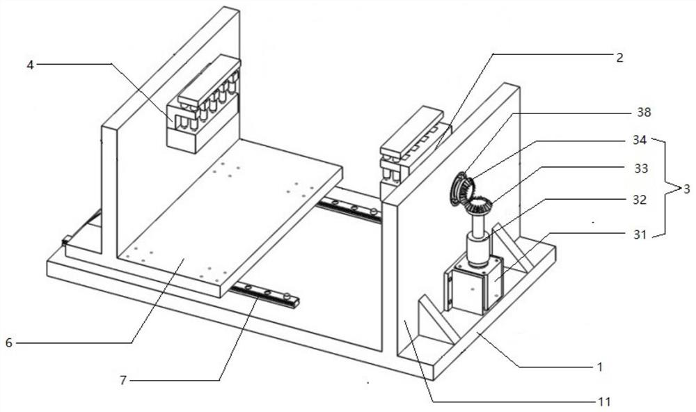 Double-sided etching device and etching process for metal radiating fin