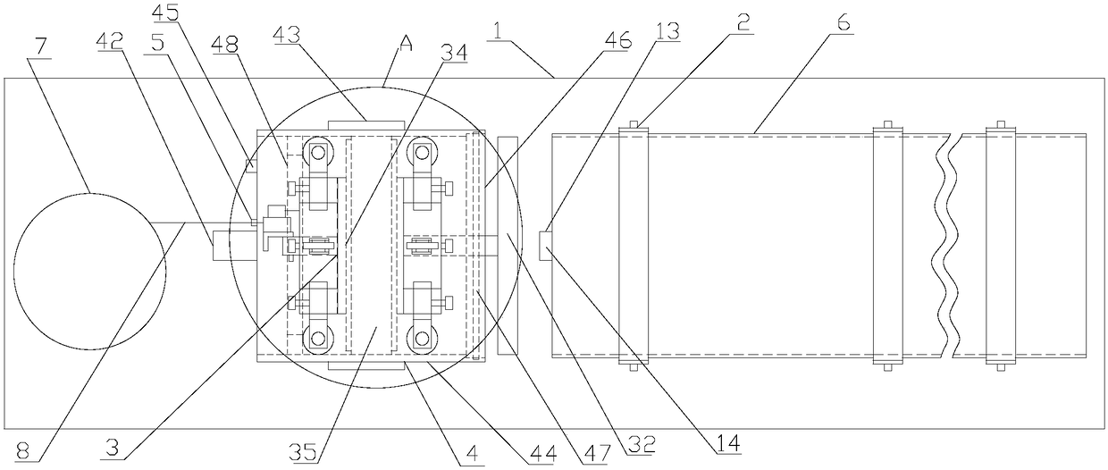 Inner diameter processing device simple in structure