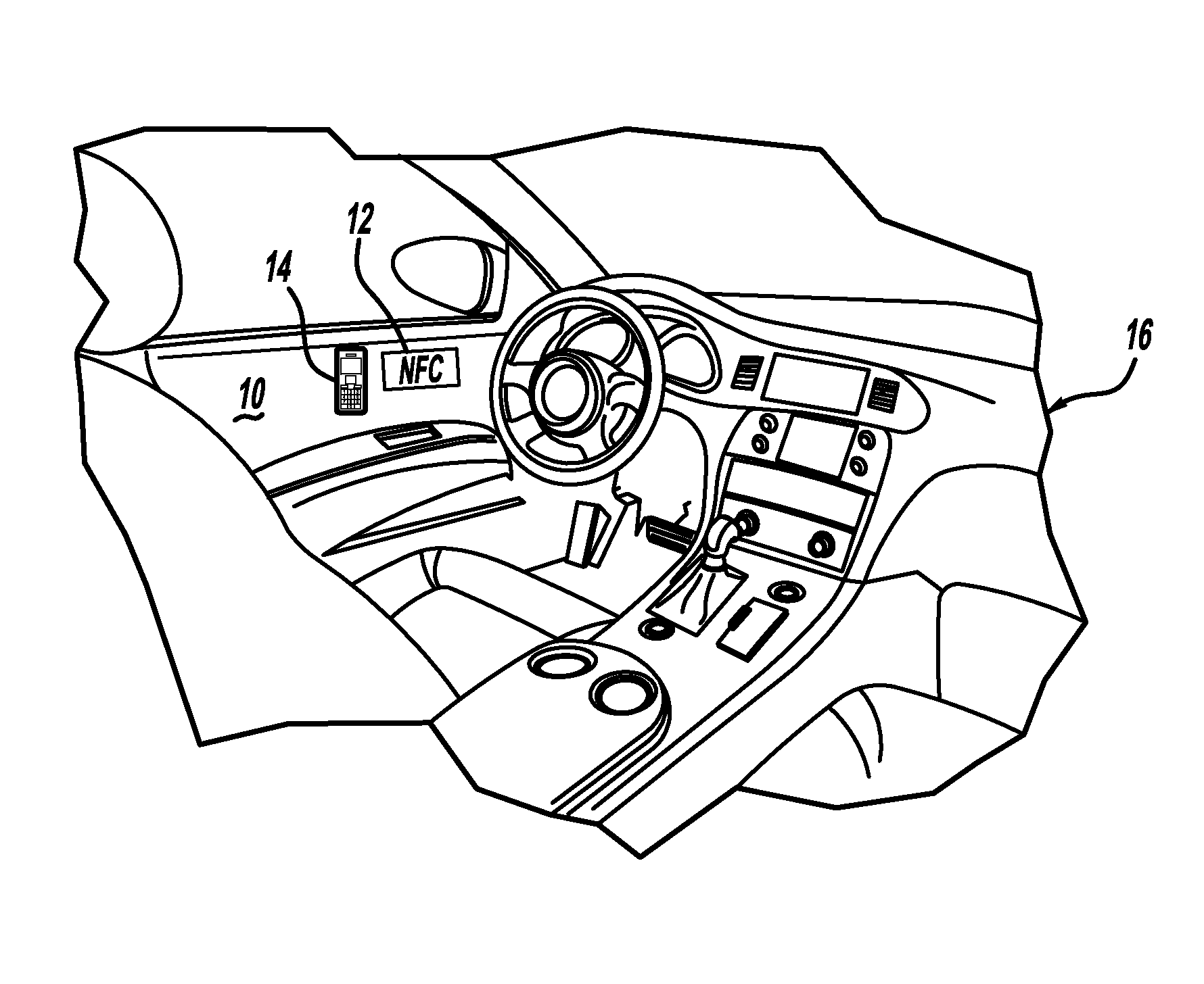 Multiple near field communication tags in a pairing domain