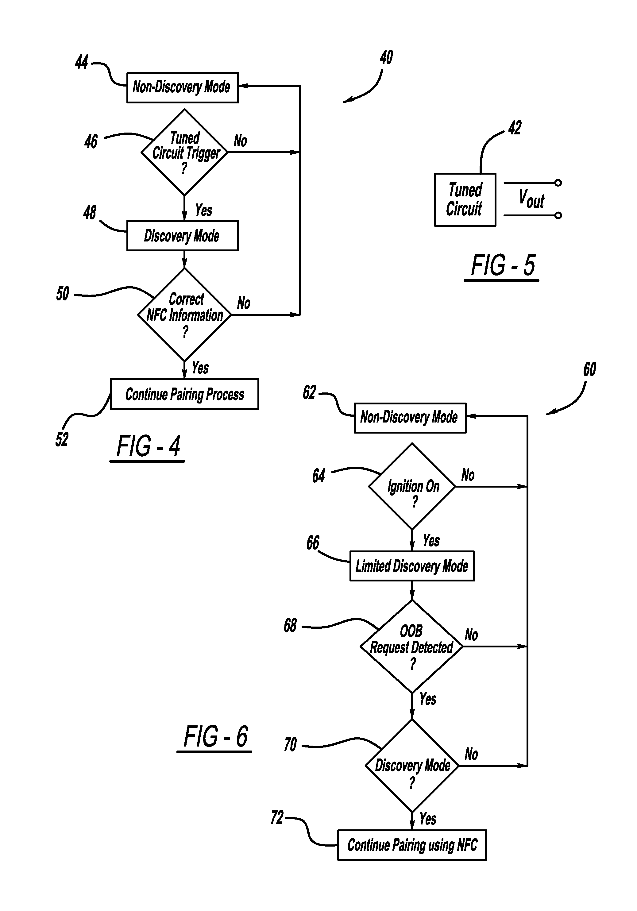 Multiple near field communication tags in a pairing domain