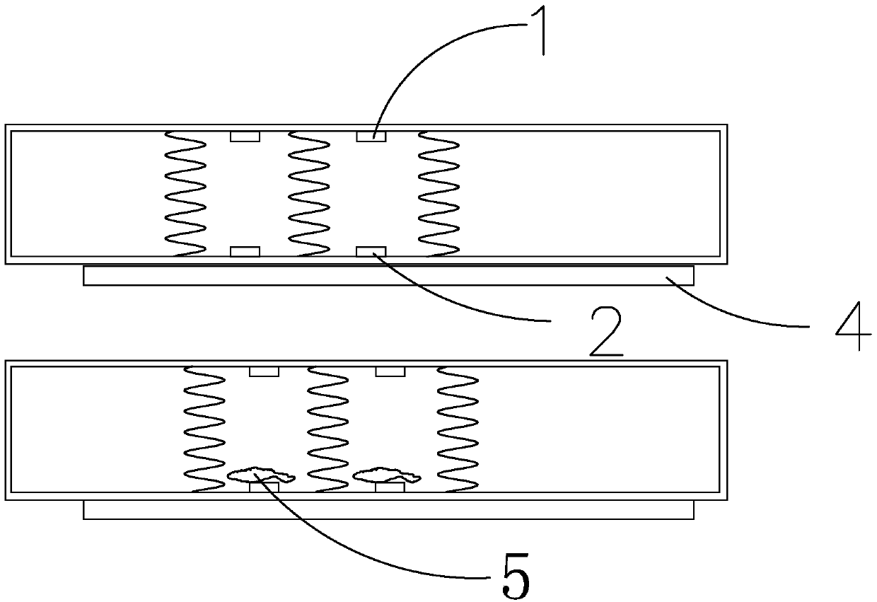 Mattress with detecting function and treatment method thereof