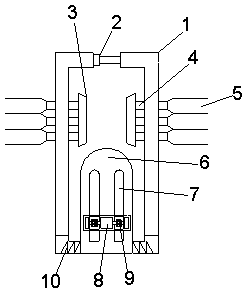 Hollowed-out guitar headstock processing equipment