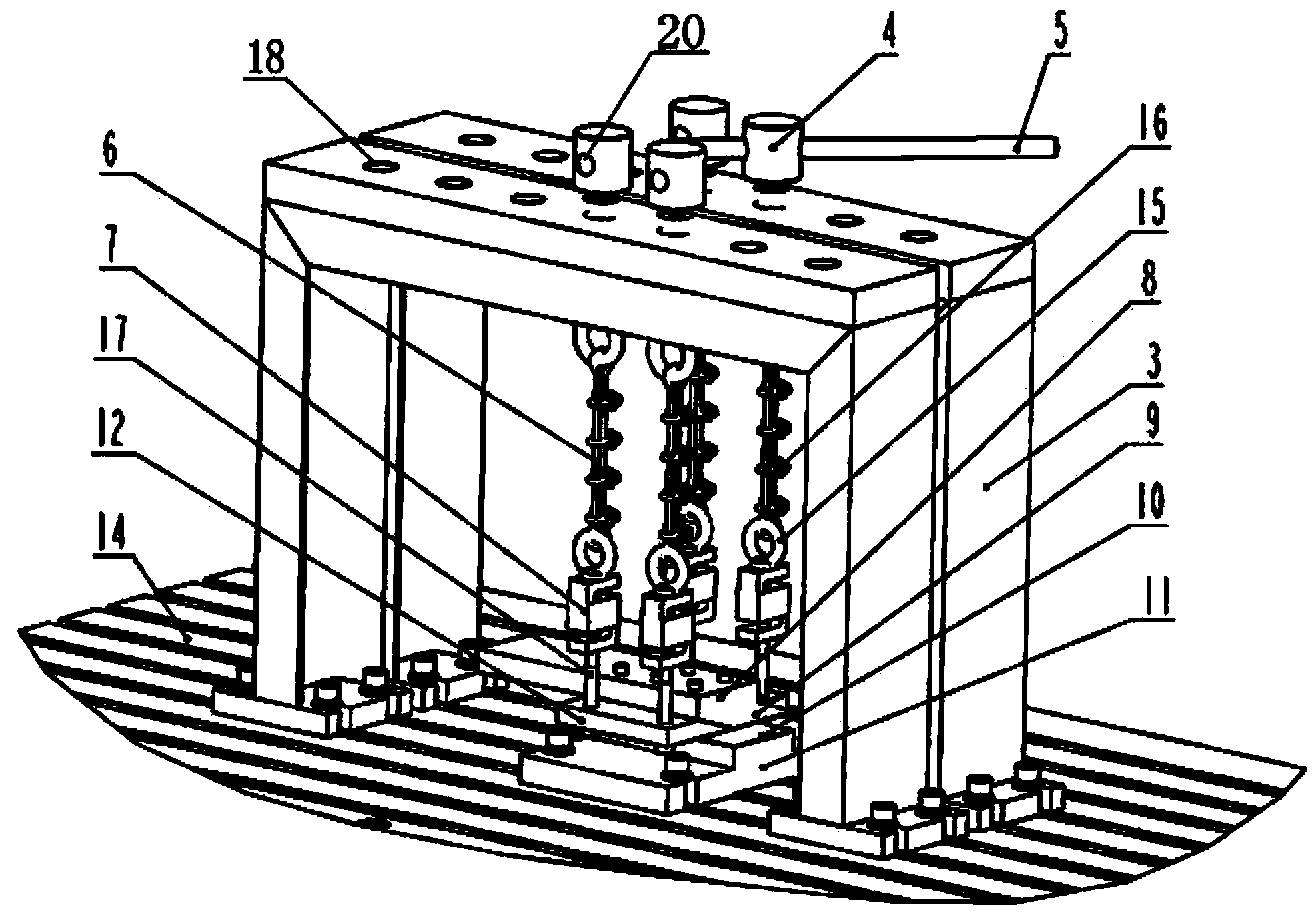 Test device for testing contact characteristic of fixed junction surface of machine tool