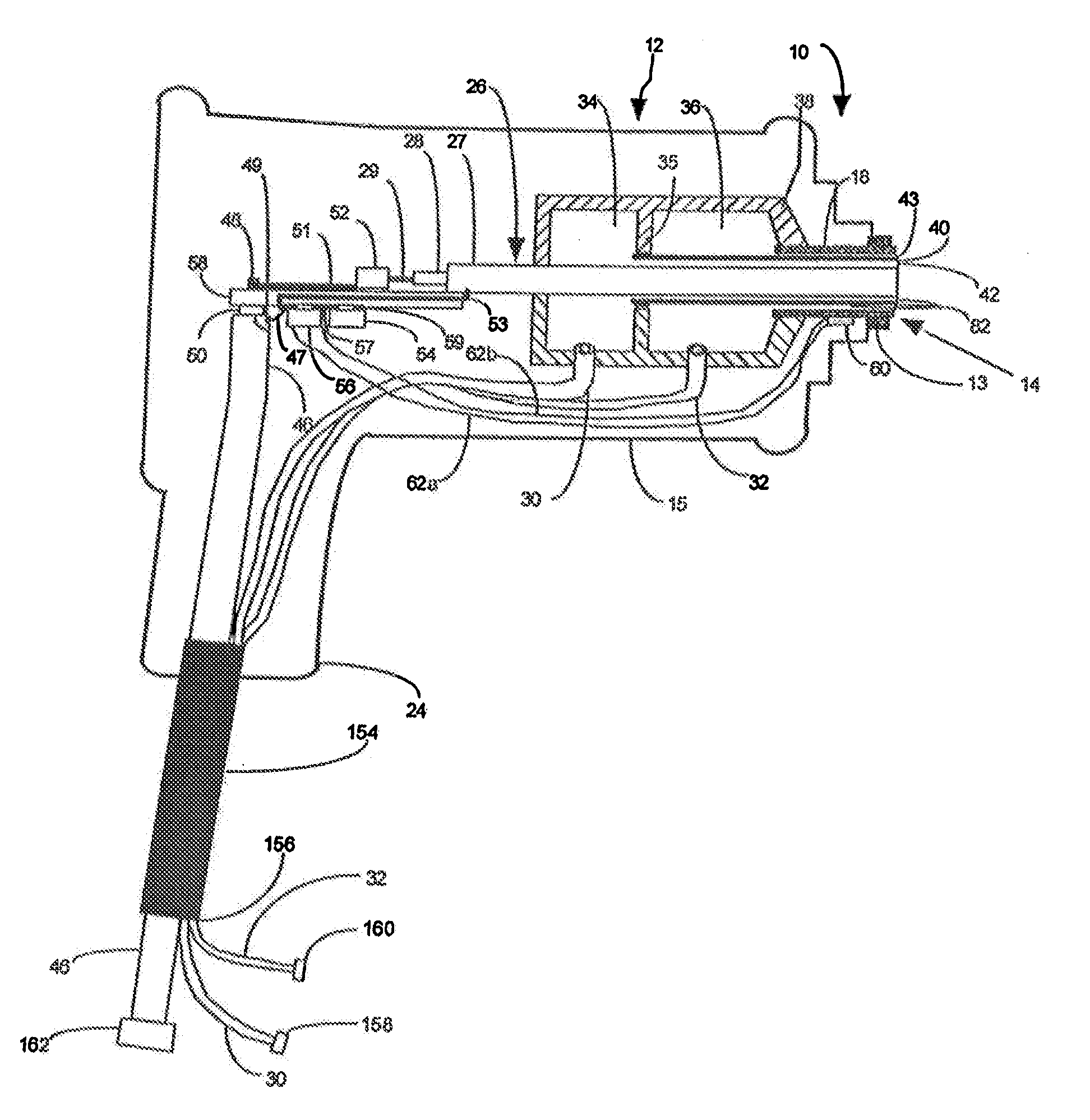 Microwave coagulation applicator and system with fluid injection