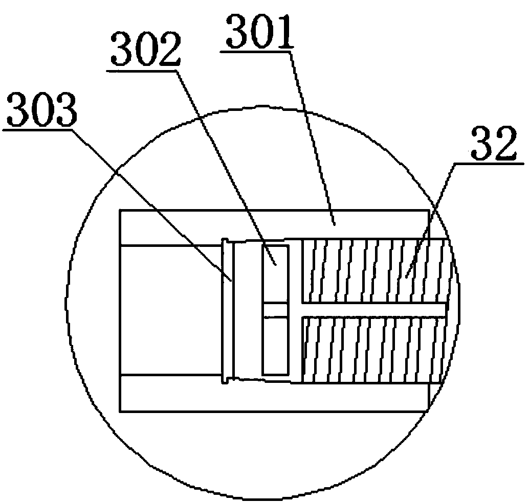 Magnetic powder brake water cooling structure