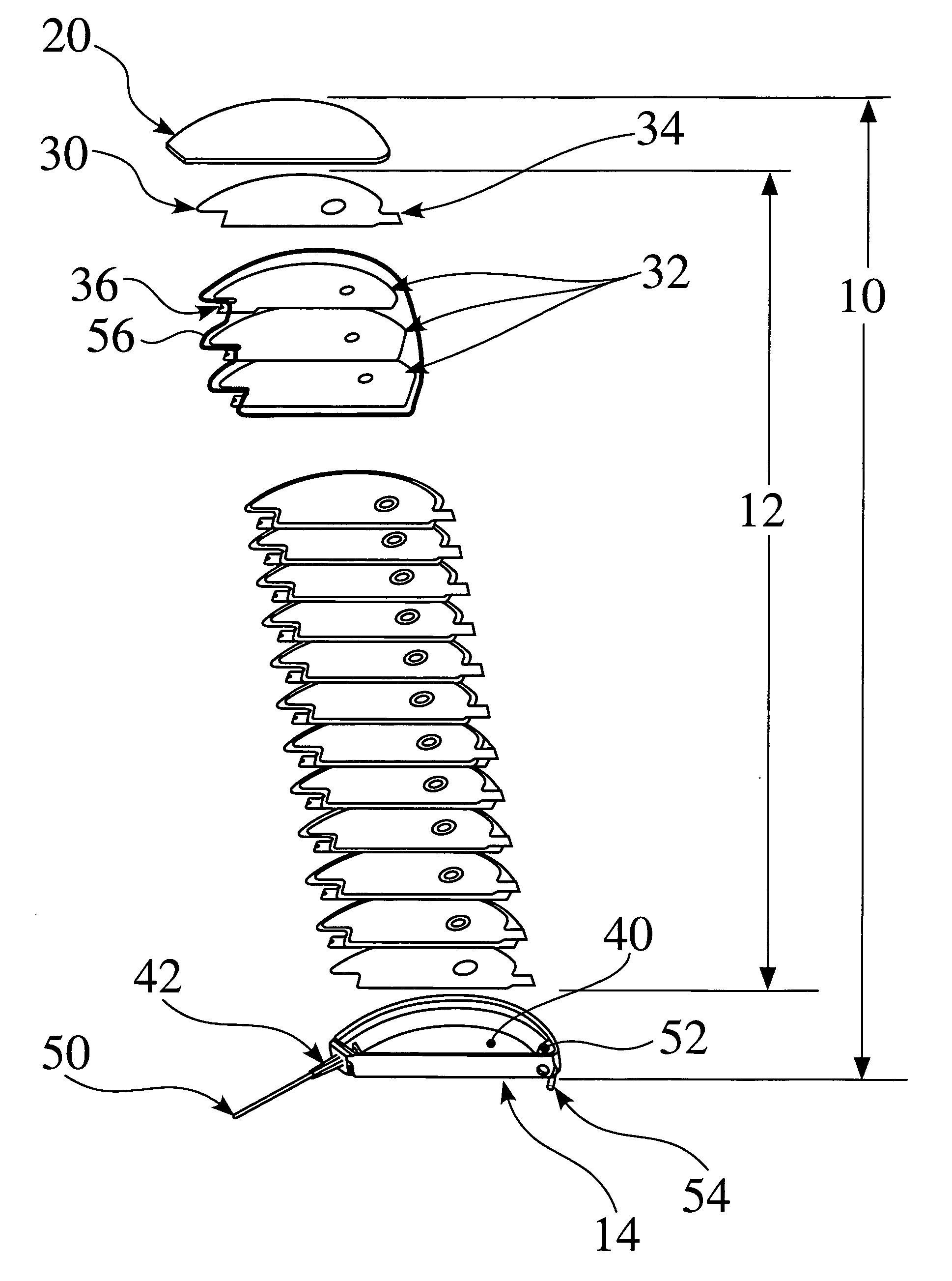 Capacitor anode assembly