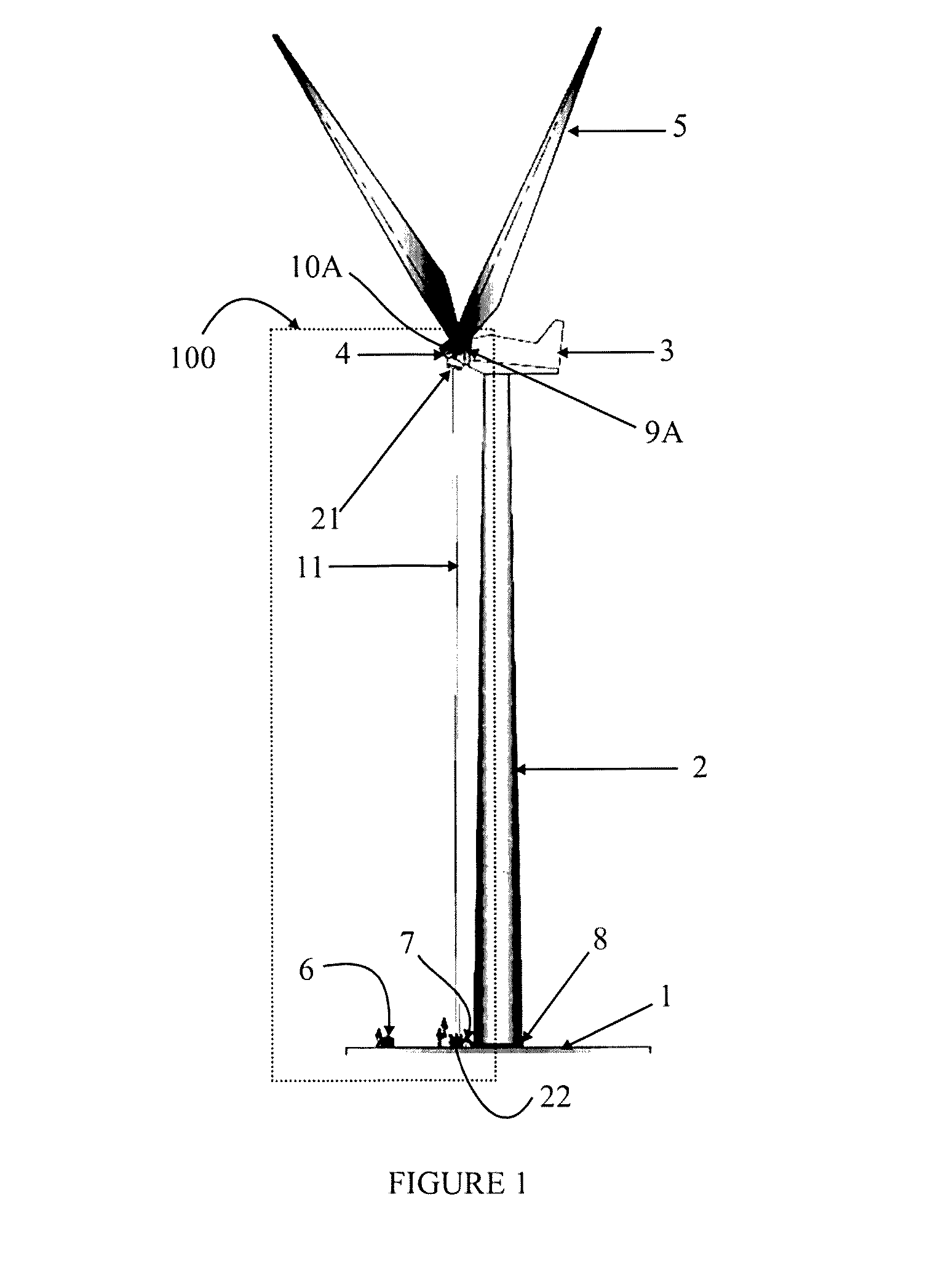 Method and arrangement for removing and lifting a blade pitch slewing ring bearing of a wind turbine