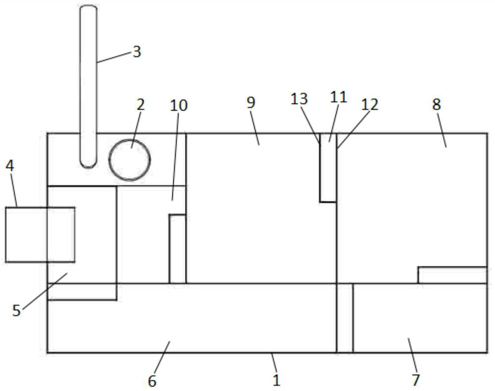 A high-efficiency sapphire crystal processing equipment coolant powder multi-stage sedimentation tank