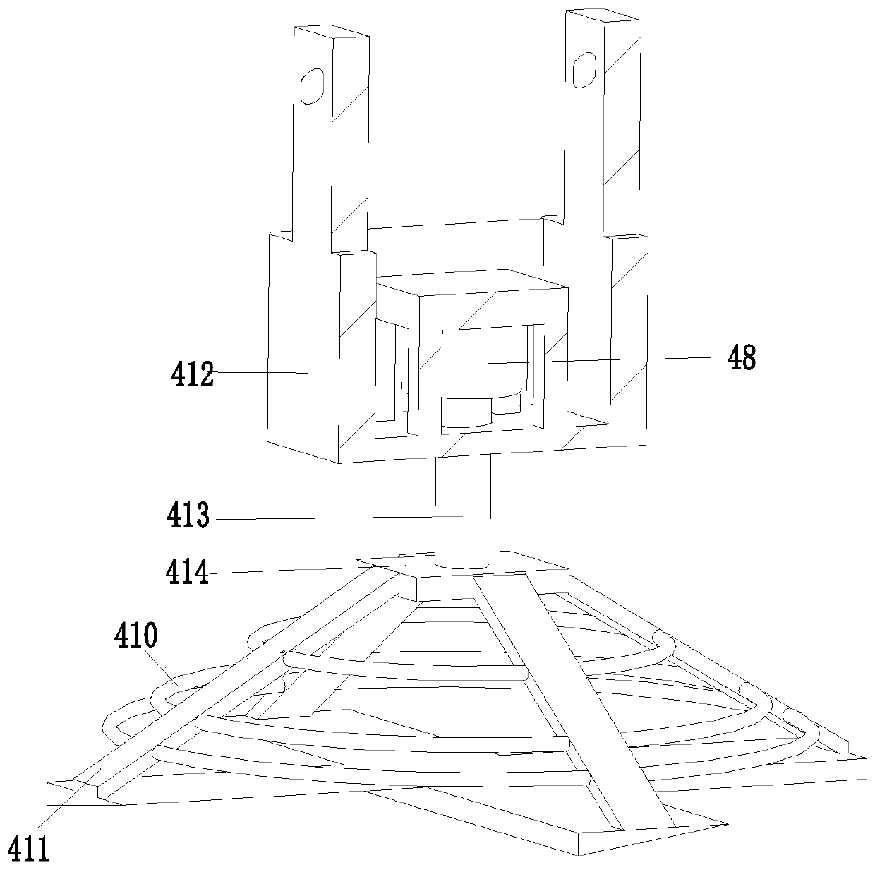 A polyurethane foam composite sandwich panel processing system and panel processing method