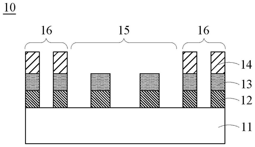 Photosensitive conductive structure and touch sensor