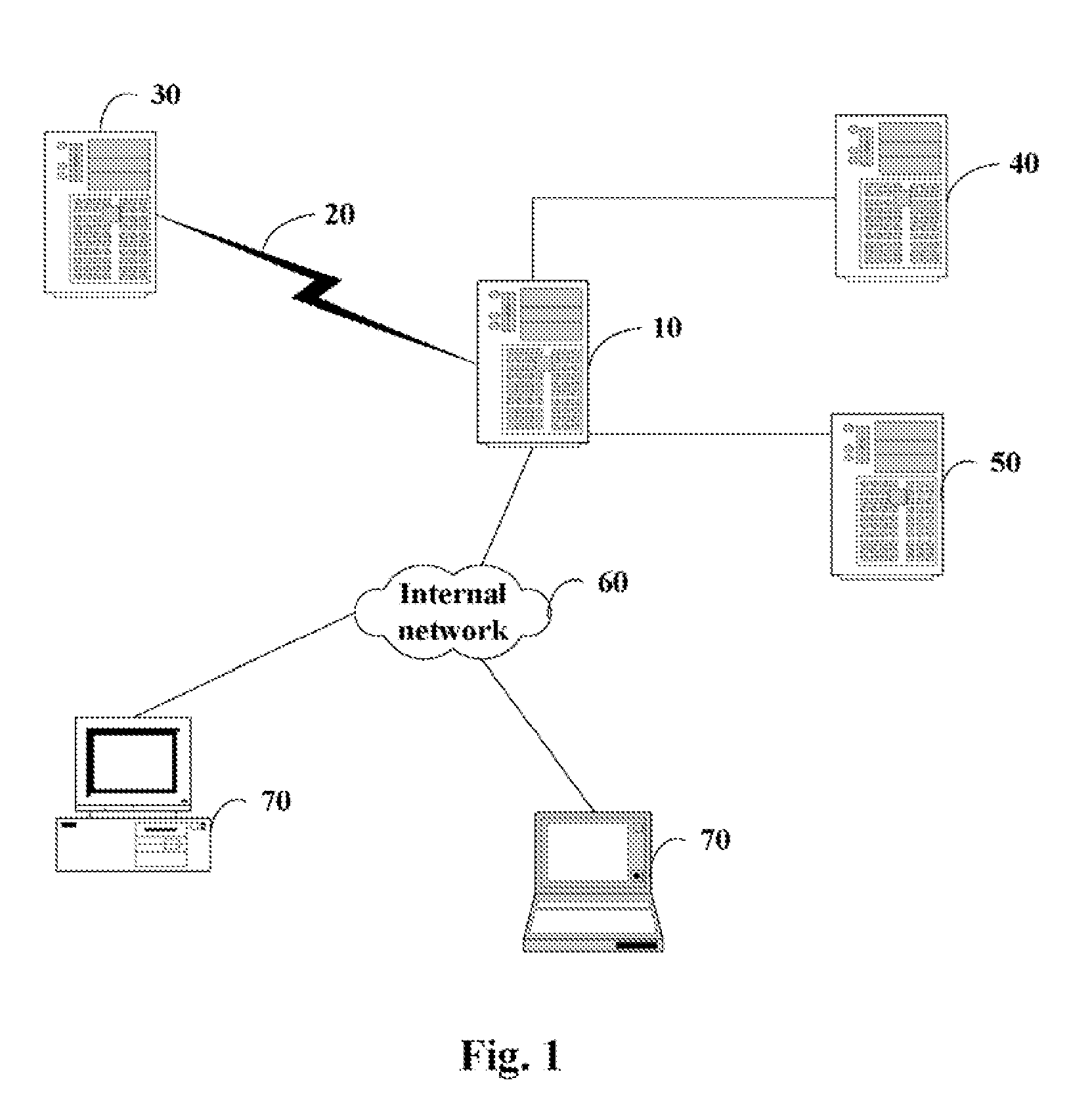 System and method for processing downloaded data