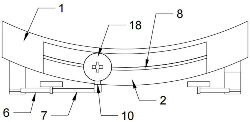 Physical training device for physical education teaching