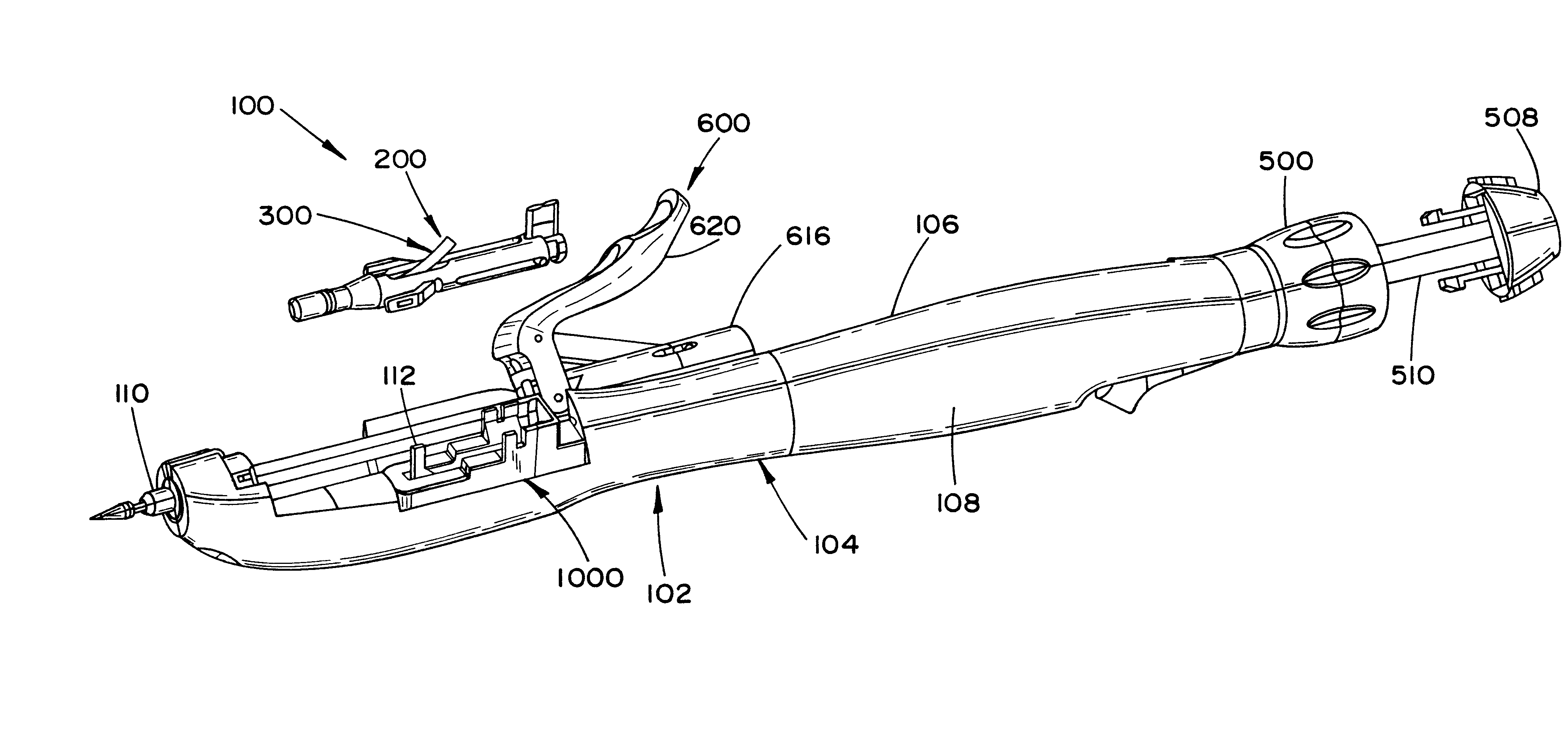 Surgical device for creating an anastomosis between first and second hollow organs
