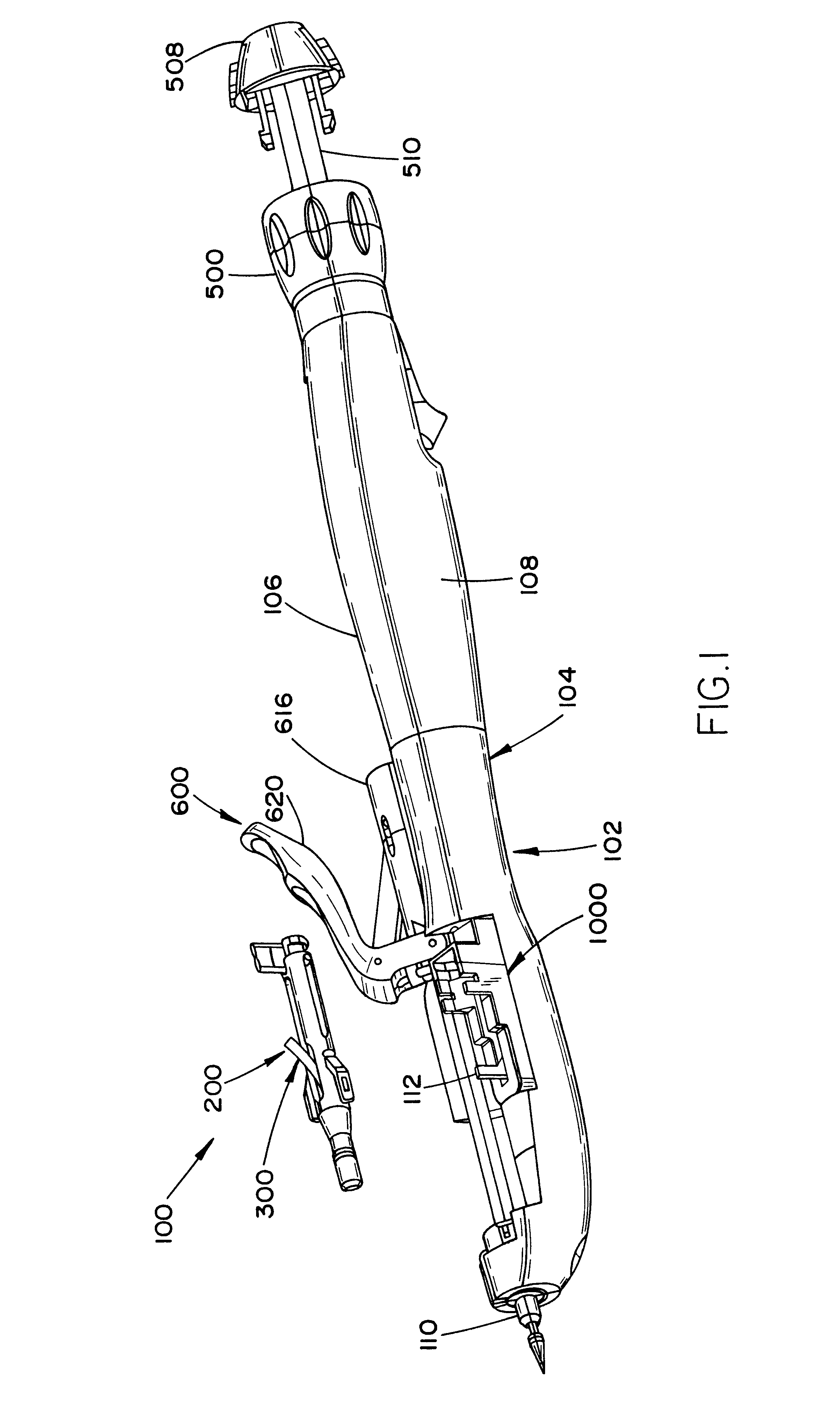 Surgical device for creating an anastomosis between first and second hollow organs