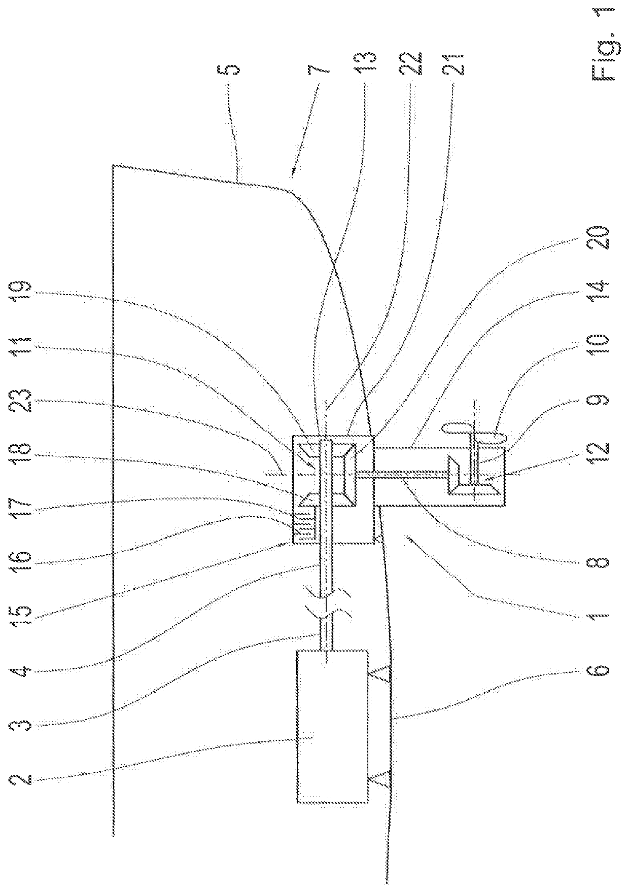 Saildrive arrangement