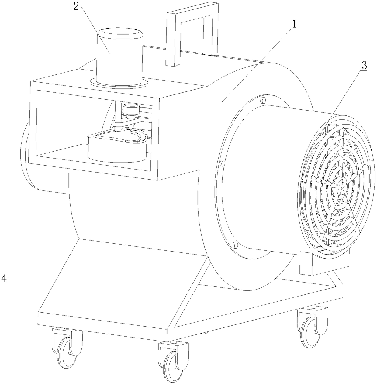 Fan with mosquito killing and fragrance spraying functions