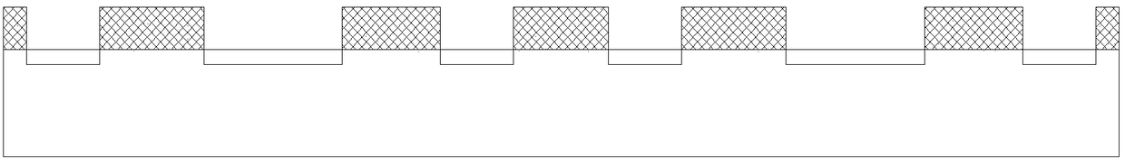 Manufacturing method of metal wafer level etching surface acoustic filter chip packaging structure