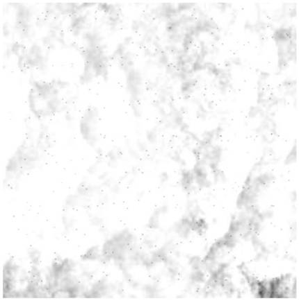 Inkjet ceramic tile imitating natural stone texture and production method thereof