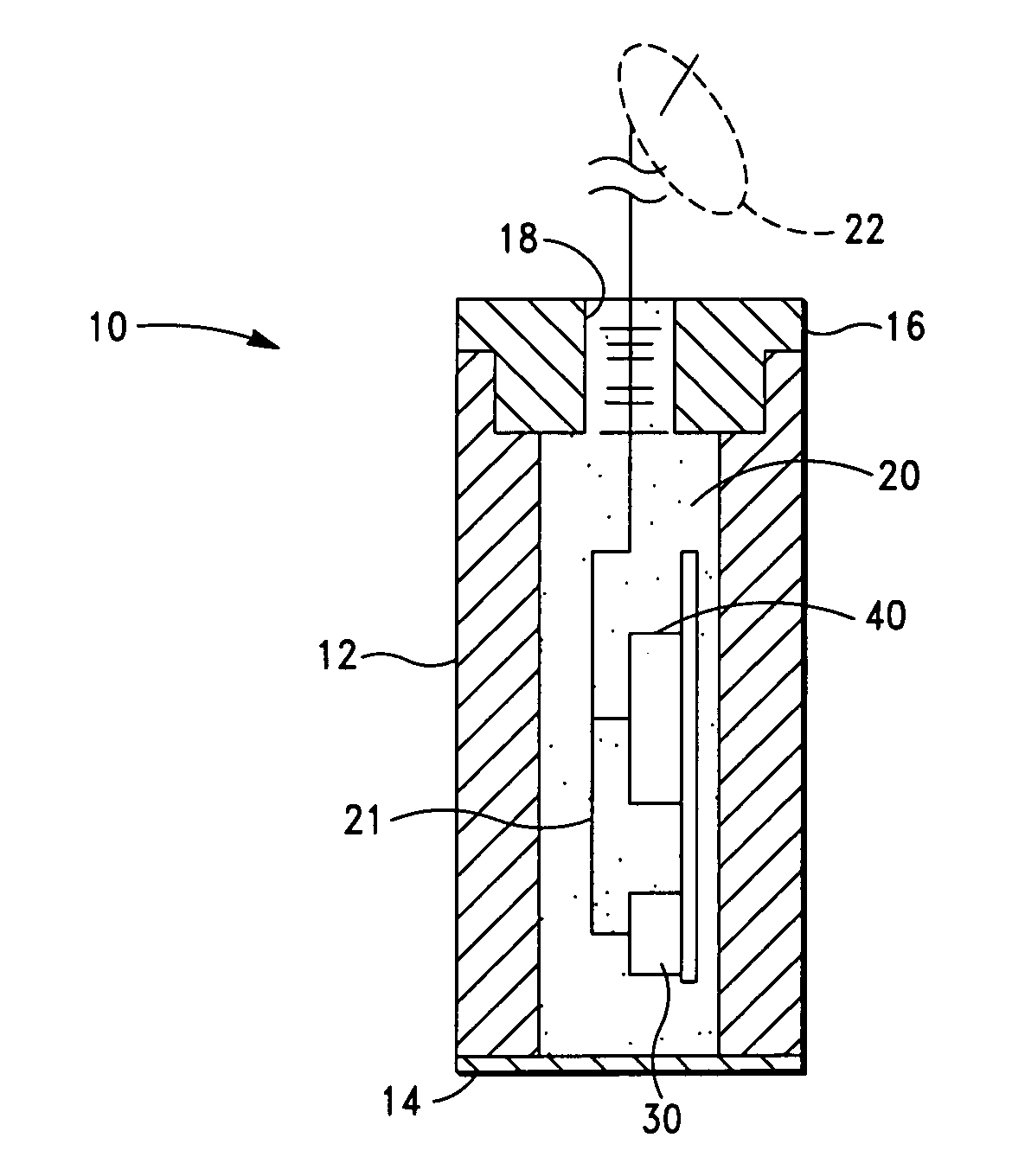 Method and system for monitoring pressure in a body cavity