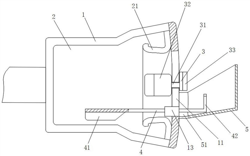 Medicine feeding device for psychiatry department