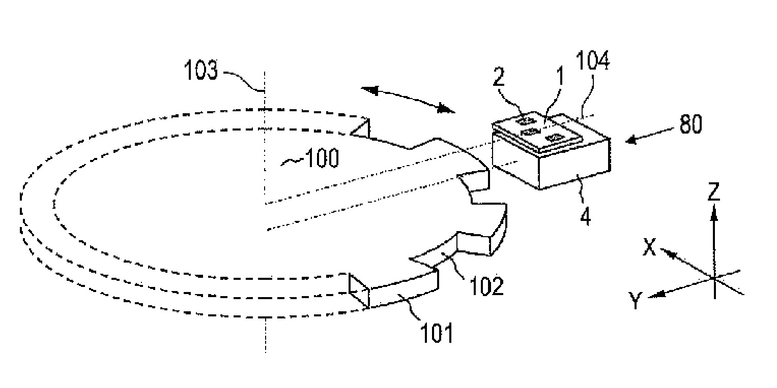 Magnetic position detection apparatus