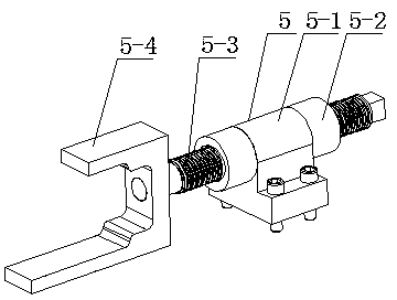 Integrated bending forming device for abnormally-shaped tube