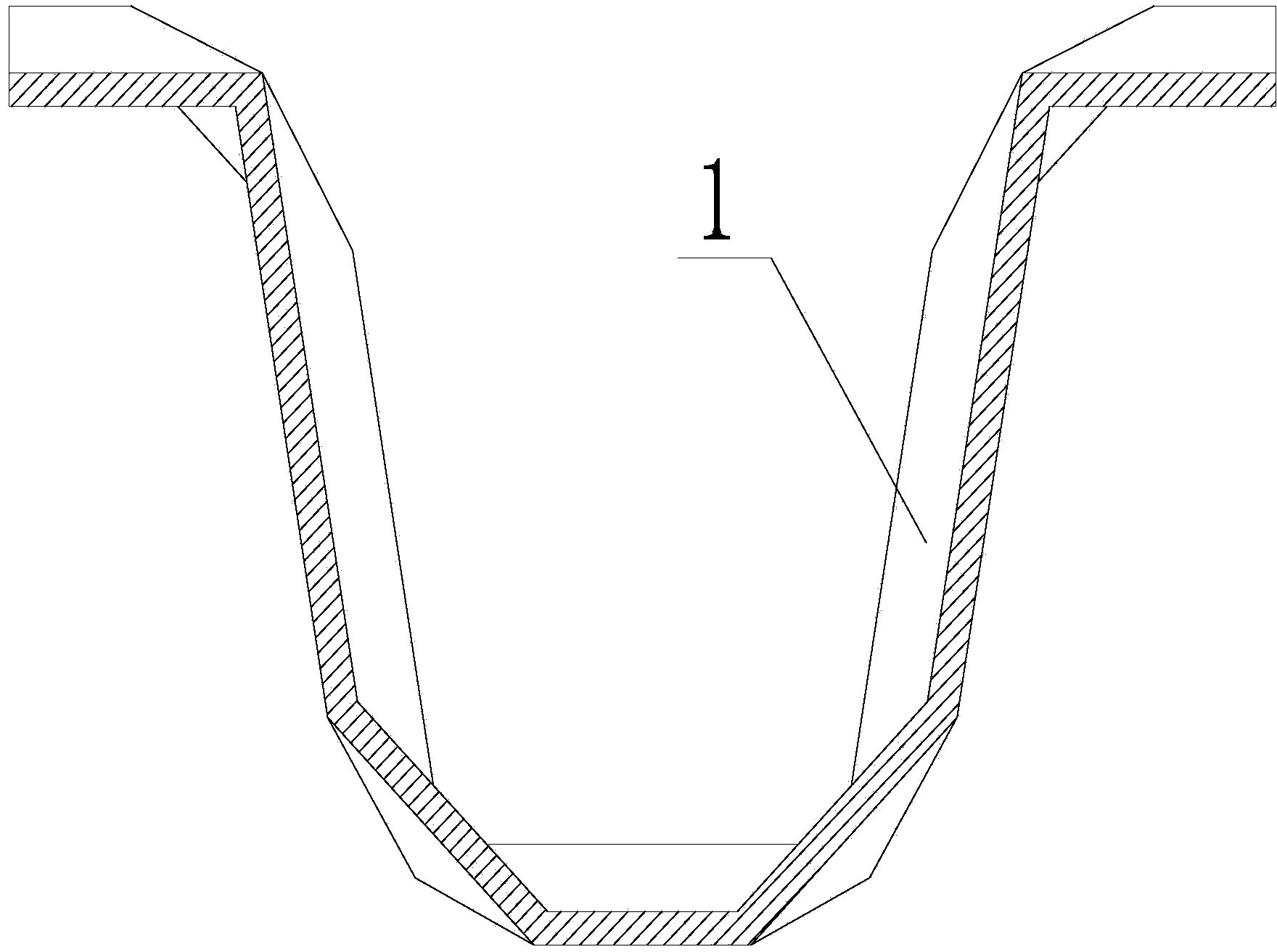 Anti-collision support with corrugated face