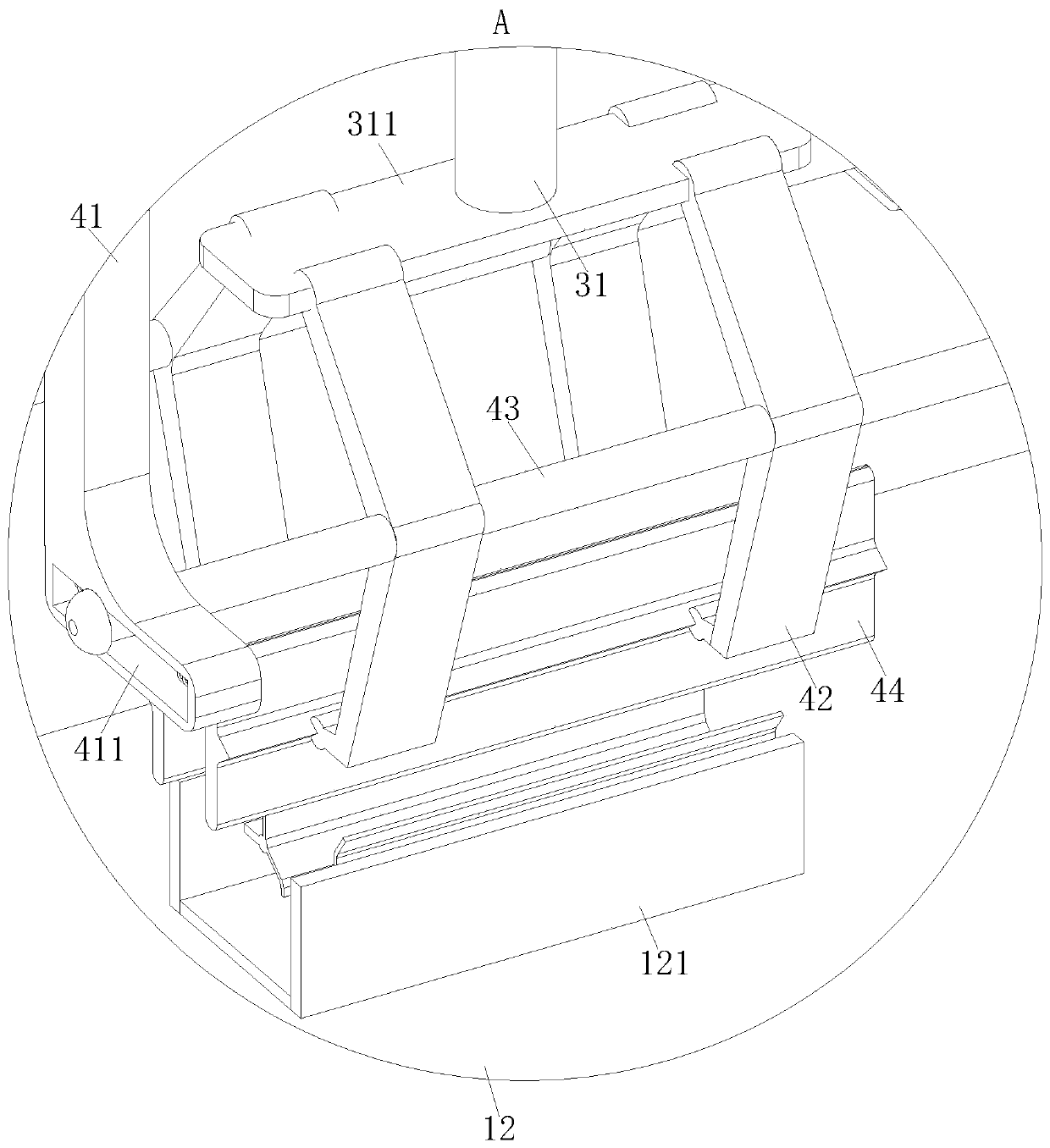 Sealing device for preparing laundry detergent