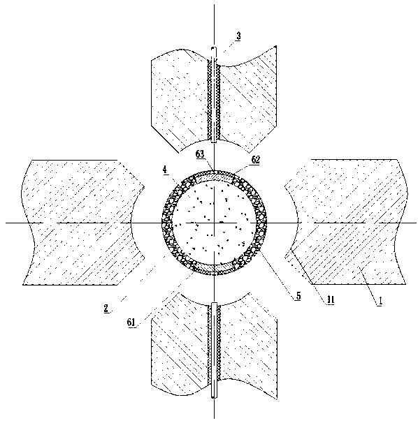 Pressure-equalizing type diamond synthesis device and diamond synthesis method based on device