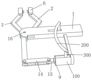 Nasal polyp operation resection and cleaning device for otolaryngology department