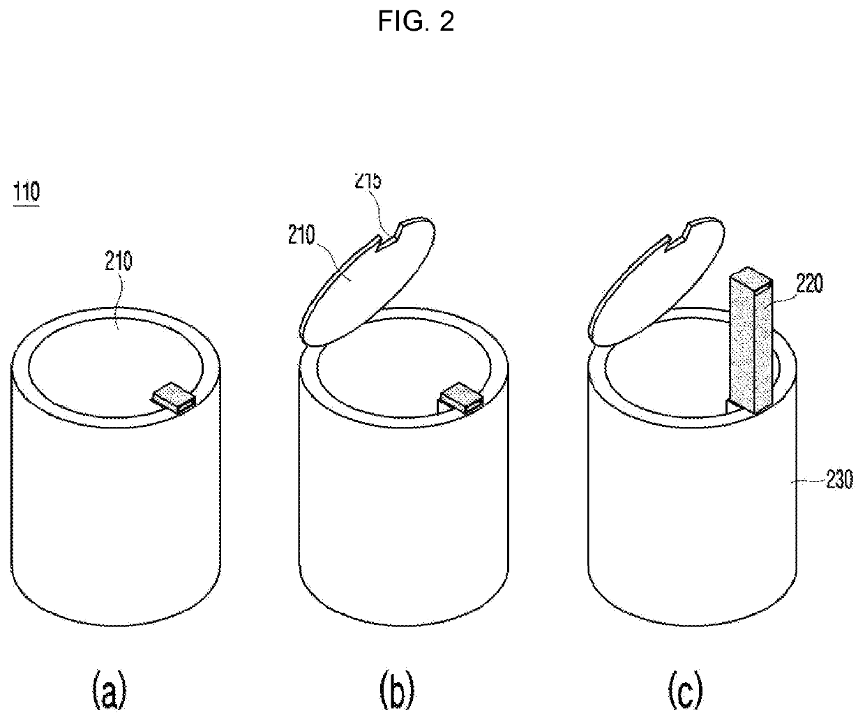 Dementia test device and dementia diagnosis device, and dementia diagnosis system comprising same