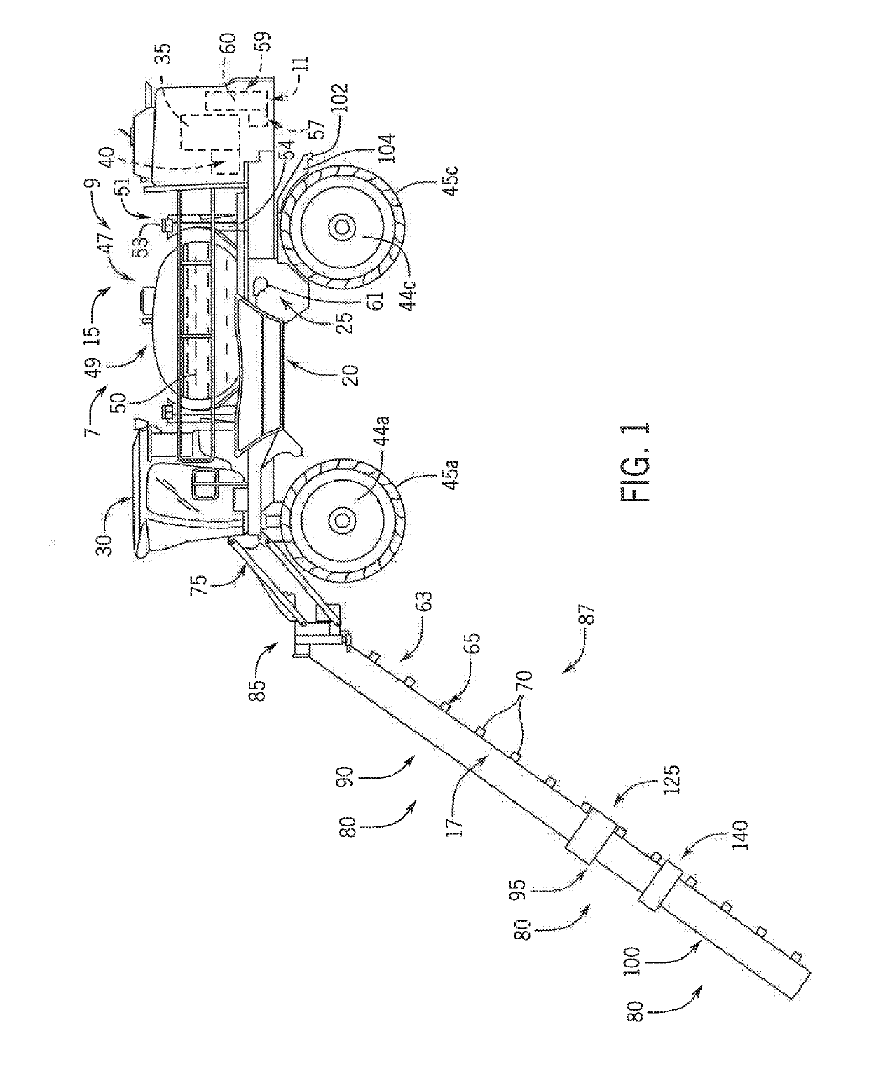 Suspension Control System Providing Closed Loop Control Of Hydraulic Fluid Volumes For An Agricultural Machine