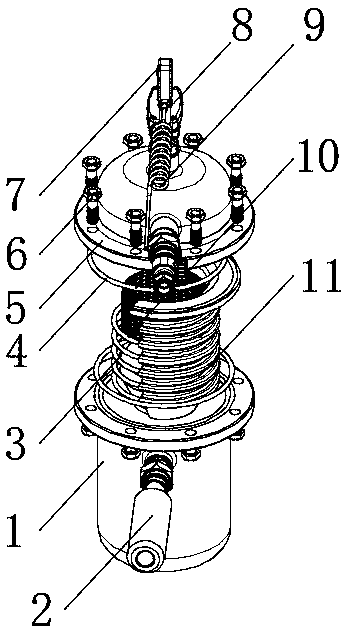 Process equipment for preparing ATO by using hydrothermal method