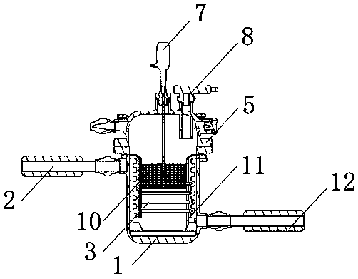 Process equipment for preparing ATO by using hydrothermal method