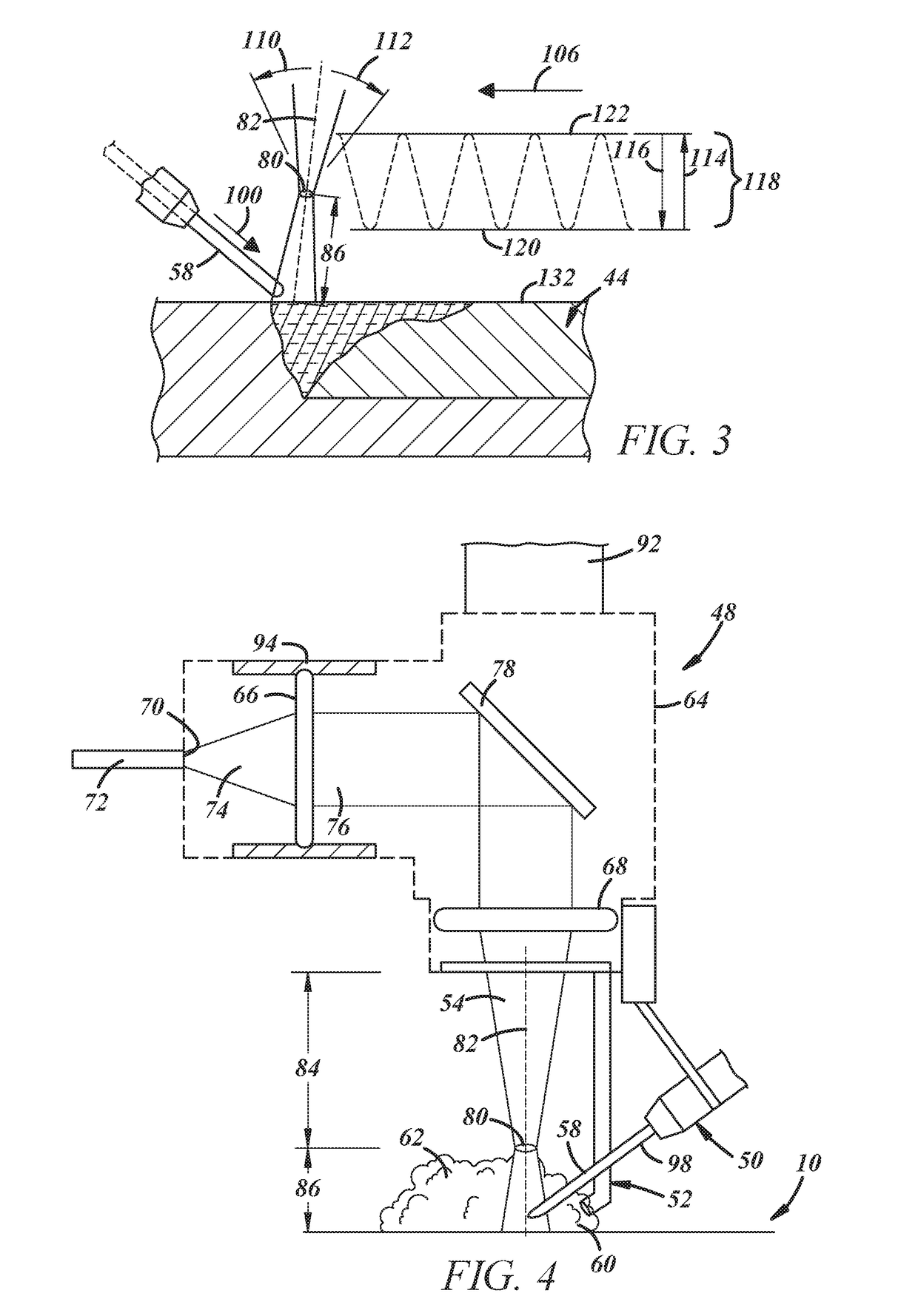 Laser brazing of metal workpieces with relative movement between laser beam and filler wire