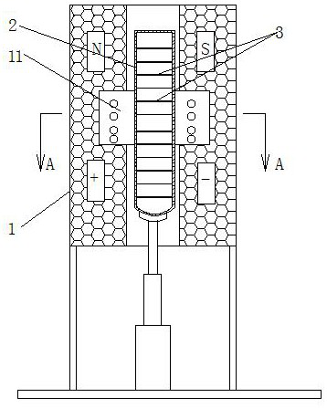 Crystal pulling device