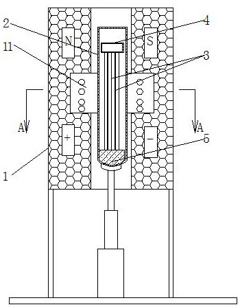 Crystal pulling device