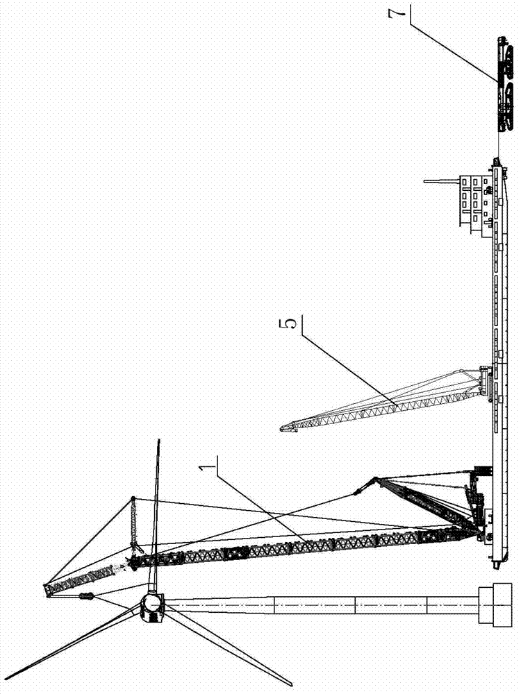 Method for arranging wind power generation equipment in shallow water of intertidal zone